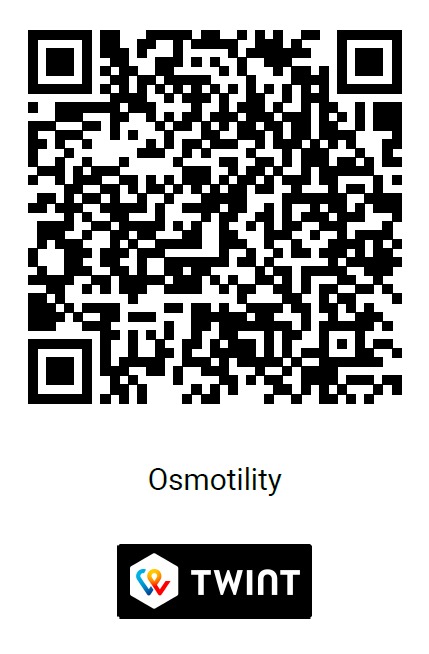 Dons Osmotility : QR code Twint