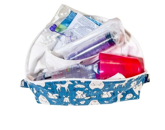 Trousse entérale bleu forêt