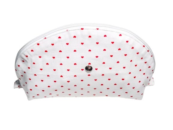 Trousse entérale blanche coeur rouge