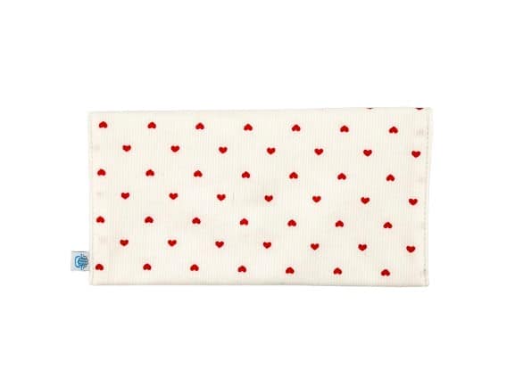 pochette prolongateur coeurs rouges