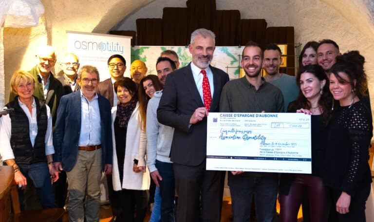 Fondation 175e Caisse Epargne Aubonne, remise chèque